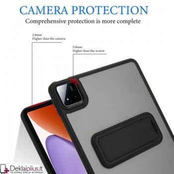 Smūgiams atsparus dėklas planšetei - su kojele (Xiaomi Pad 7/Pad 7 Pro/Pad 8/Pad 8 Pro) Smūgiams atsparus dėklas planšetei - su kojele (Xiaomi Pad 7/Pad 7 Pro/Pad 8/Pad 8 Pro)